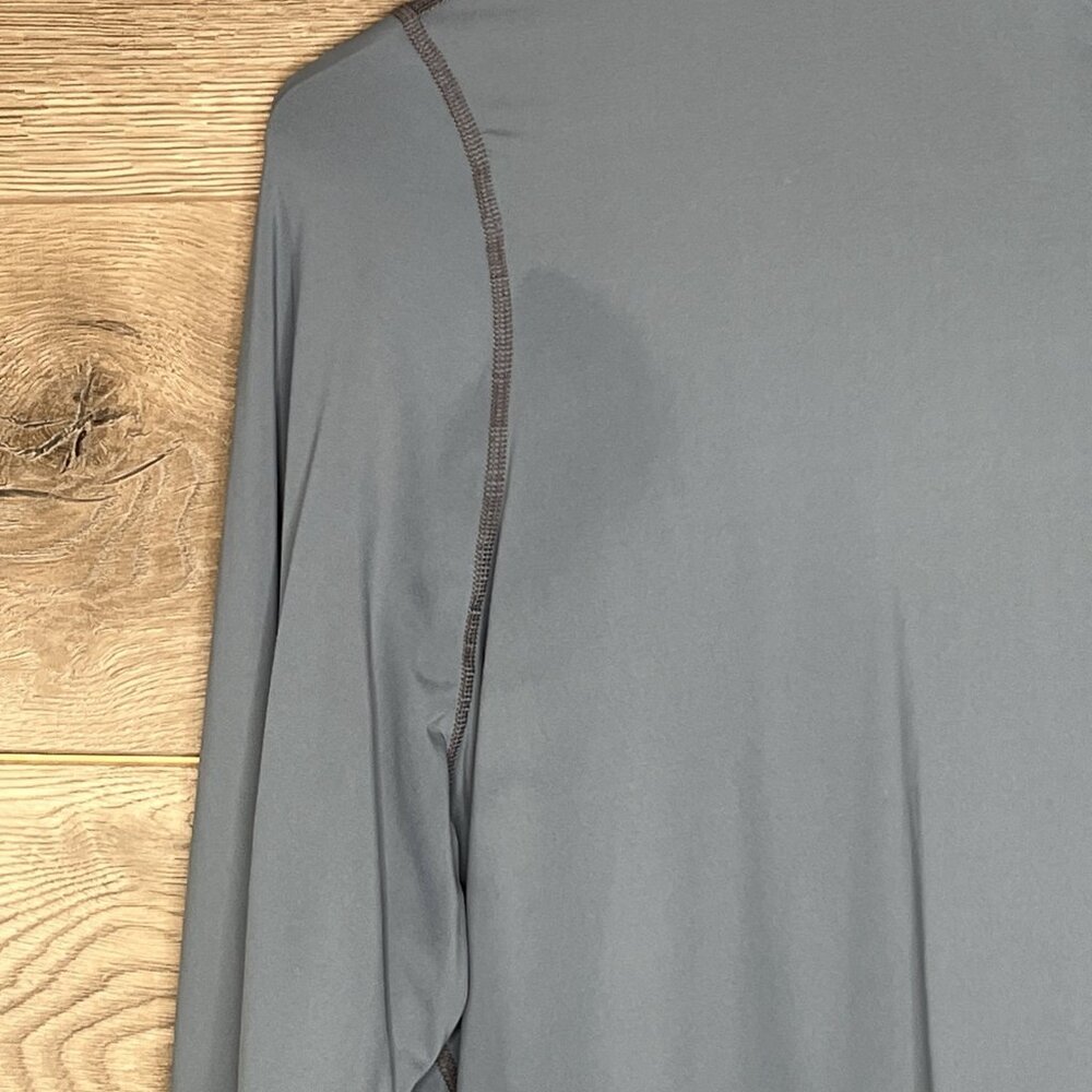 Orvis Dricast Quarter Zip Pullover Long Sleeve Shirt XX Large Gray/Green - Picture 4 of 7